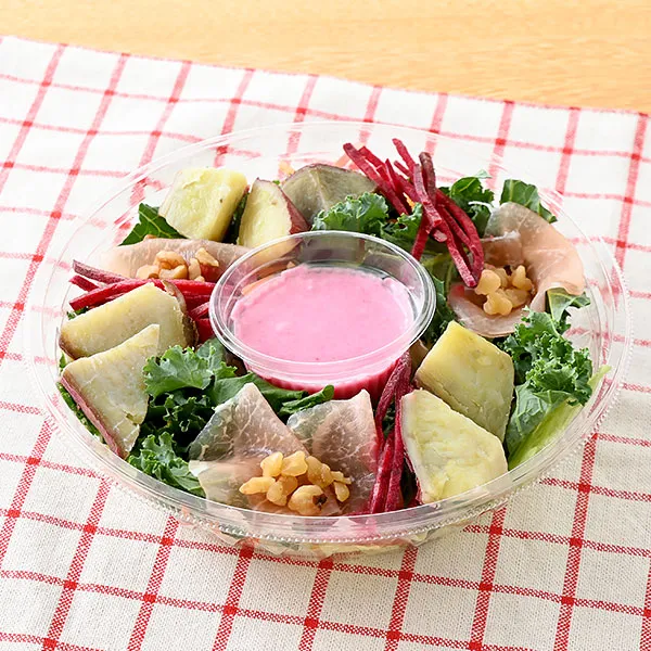 【東京都の一部・神奈川県の一部】さつまいもと生ハムのビーツサラダ