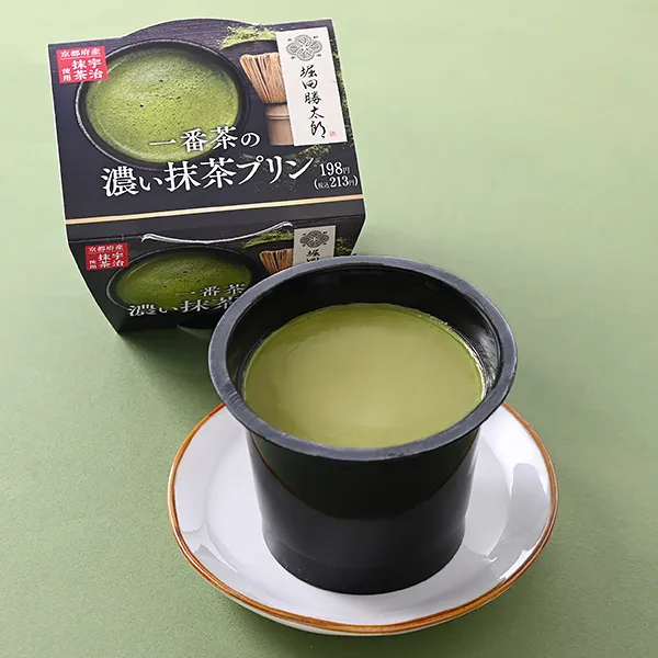 一番茶の濃い抹茶プリン