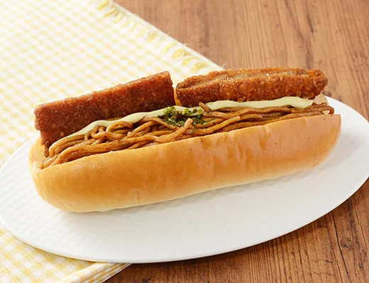 具！パン　3種盛り　焼きそば・ハムカツ・コロッケ