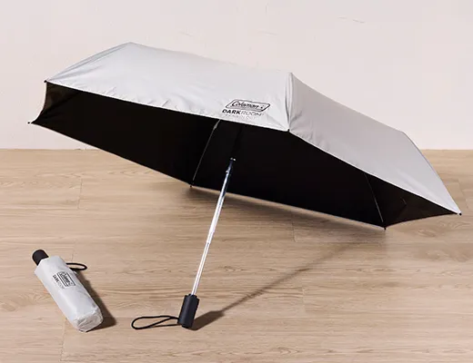 コールマン　晴雨兼用・自動開閉折りたたみ傘　アイボリー