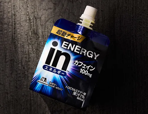 森永製菓　inゼリー　エネルギー　カフェイン100mg　トロピカルエナジー味