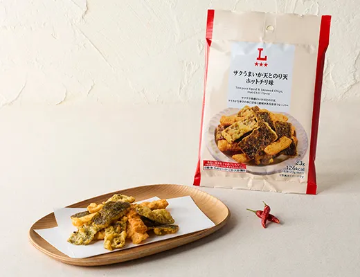 サクうまいか天とのり天　ホットチリ味