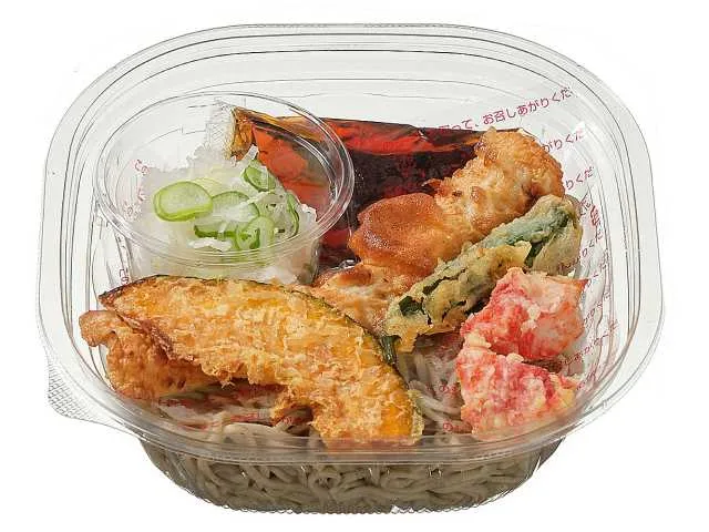 ４種天ぷらの冷しおろしそば　道産そば粉使用