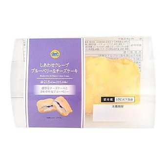 しあわせクレープ ブルーベリー&チーズケーキ