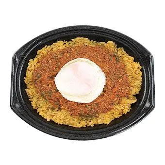 半熟玉子のドライカレー