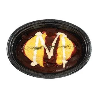 デミグラスソースのオムライス