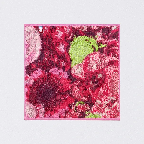 今治タオルハンカチ ブラッシュブルーム／花柄