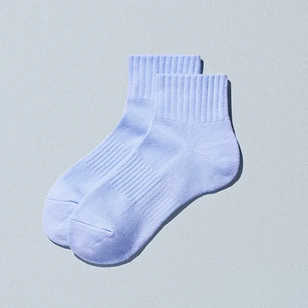 ショートソックス ライラック 22-25cm