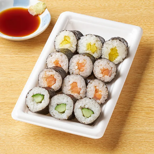 細巻寿司（サーモン・新香・きゅうり）