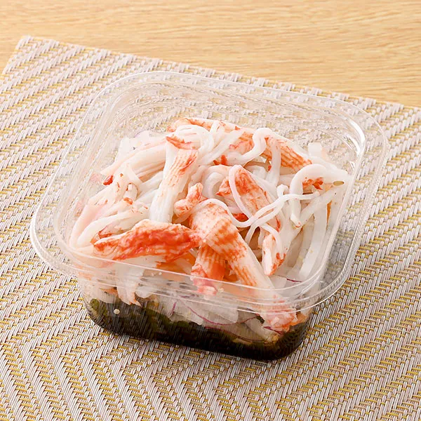 カニカマとわかめのサラダ（ポン酢味）