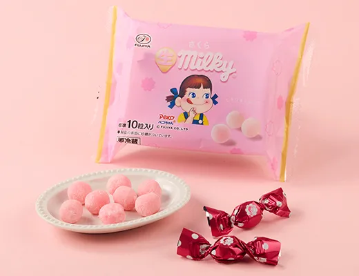 不二家　生ミルキー　さくら