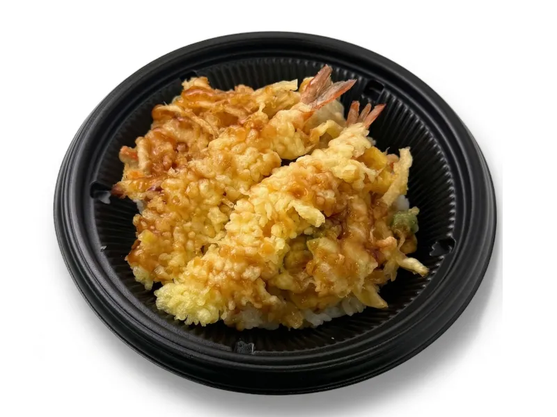 海老二本！海老とかき揚げの天丼