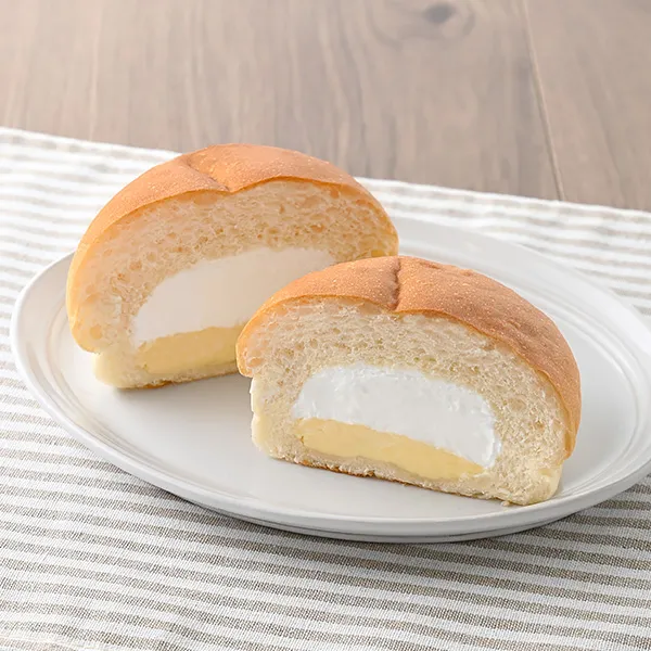 【超も～っちりパン！】も～っちり食感クリームパン