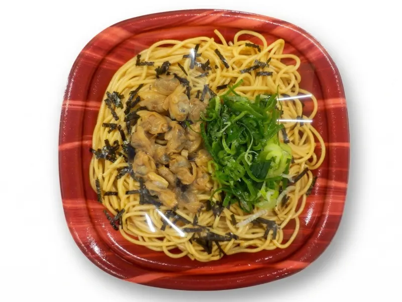 あさりと青ねぎの和風スパゲティ