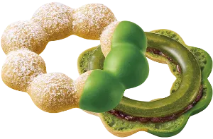 ポン・デ・宇治抹茶 あずき抹茶わらびもち