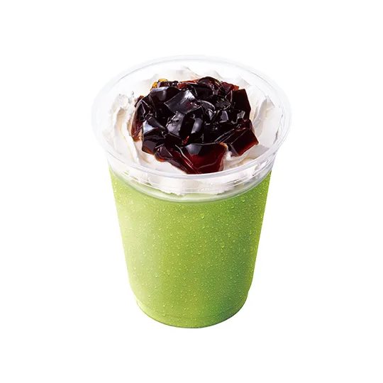 黒糖ゼリー＆抹茶パフェシェーキ