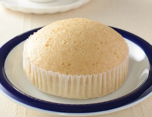 ふんわり蒸しケーキ　ミルクティー味