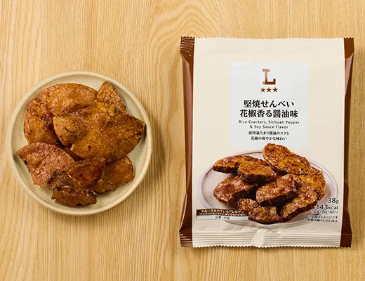 堅焼せんべい　花椒香る醤油味