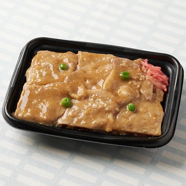 【北陸】甘辛みそ豚重（麦飯）