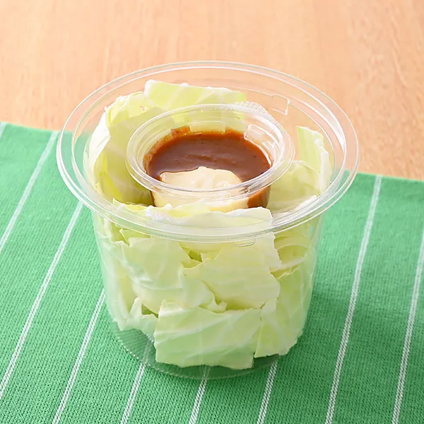 ざく切りキャベツ（ピリ辛味噌だれ&マヨ）