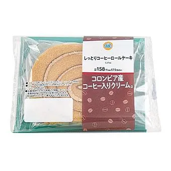 しっとりコーヒーロールケーキ