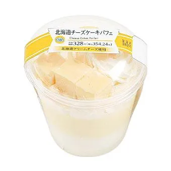 北海道チーズケーキパフェ