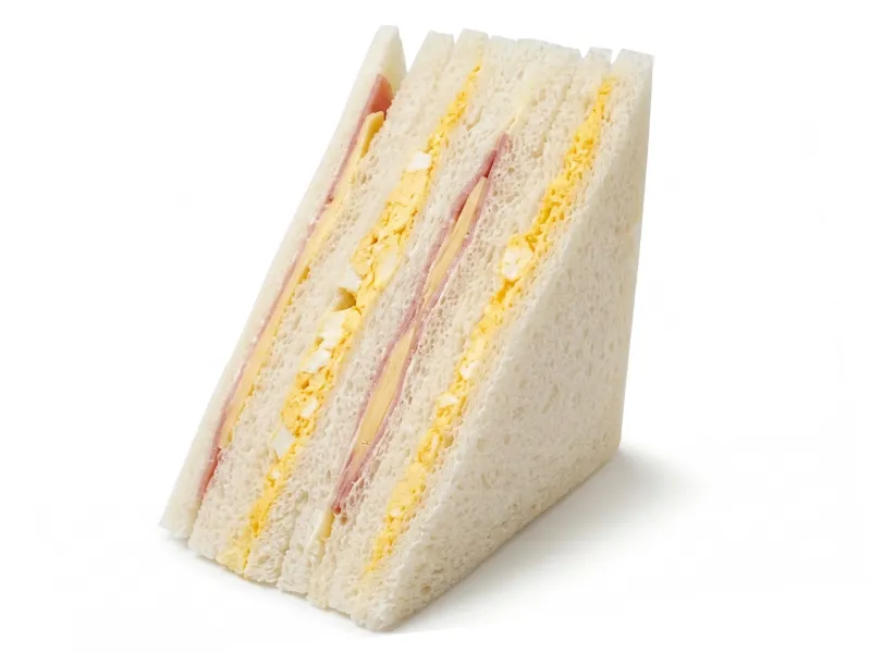 ４種のハムチーズたまごサンド