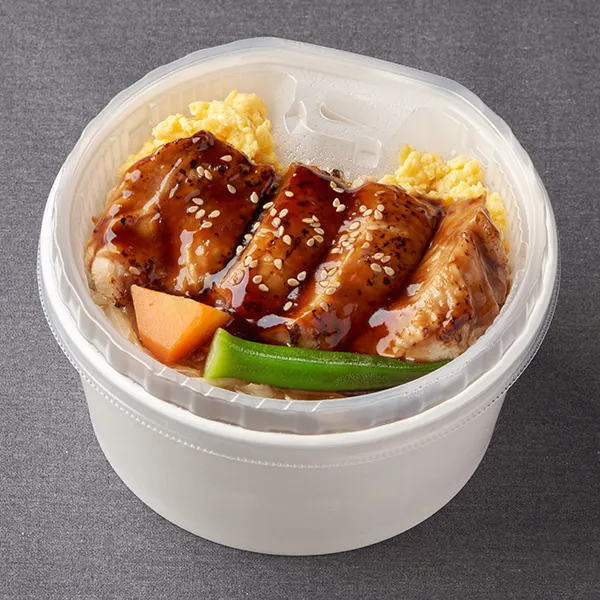 照り焼きチキンごはん（もち麦入りごはん）