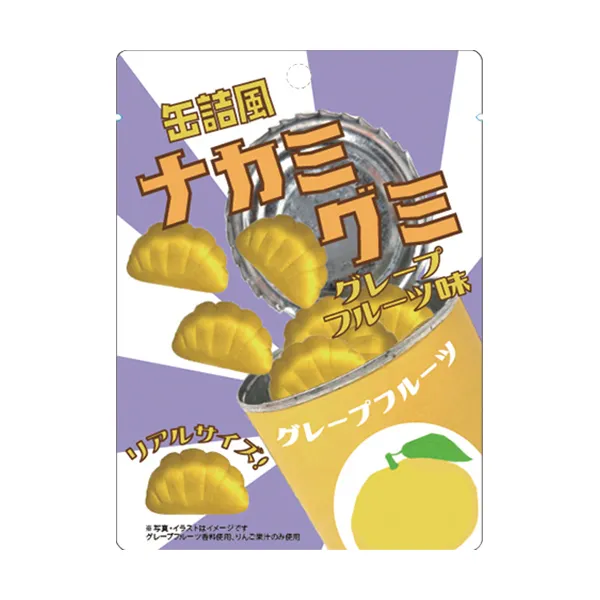 ジェーシーシ　缶詰風ナカミグミグレープフルーツ味
