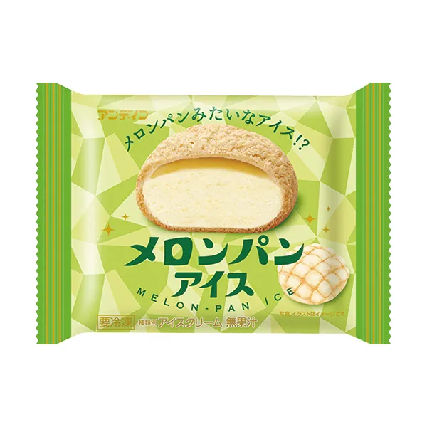 アンデイコ　メロンパンアイス