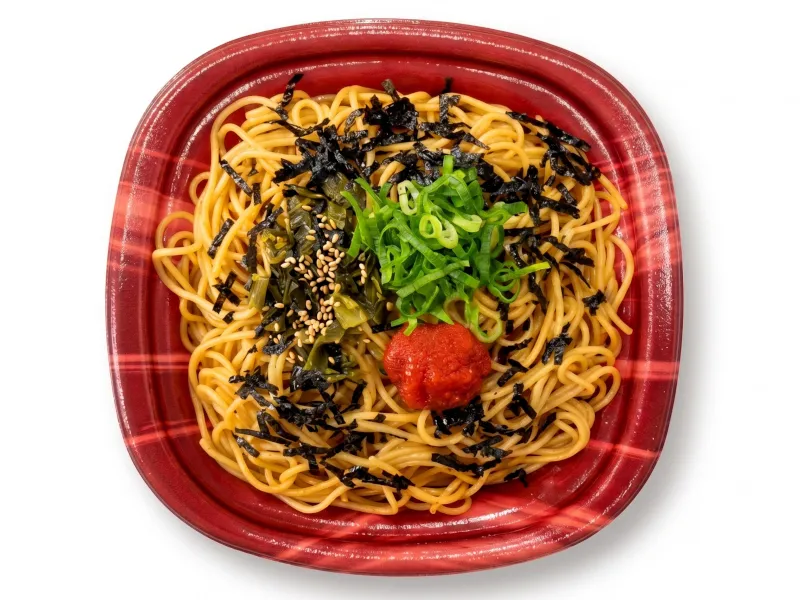博多明太子と高菜のスパゲティ