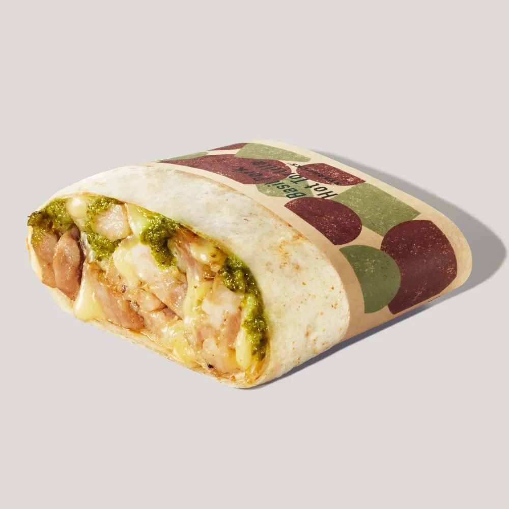 バジルポーク ホットトルティーヤ