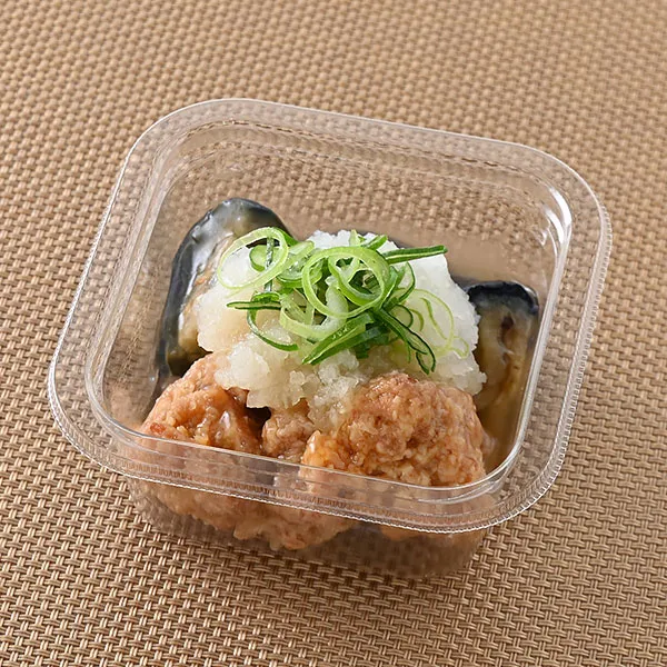 茄子と唐揚げの和風おろしかけ