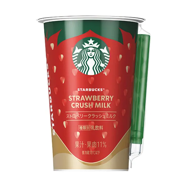 スターバックス　ストロベリークラッシュミルク
