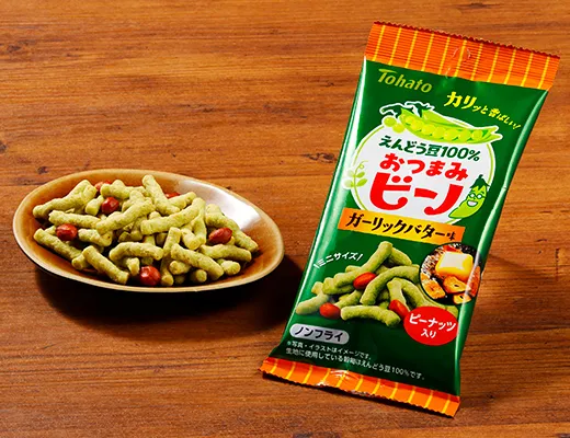 東ハト　おつまみビーノ　ガーリックバター味