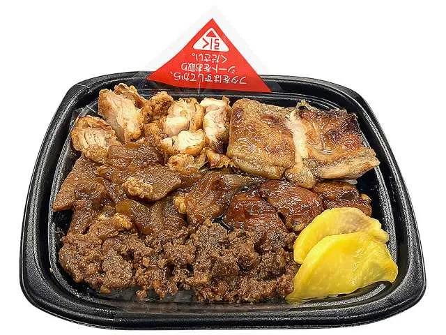 四国満喫　肉盛り重