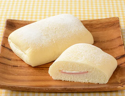もっちりとしたハムチーズパン