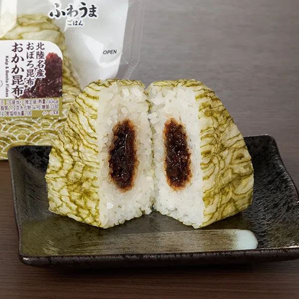 【北陸】おぼろ昆布おむすび（おかか昆布）