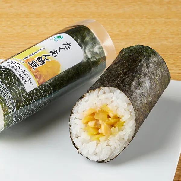 手巻寿司　たくあん納豆