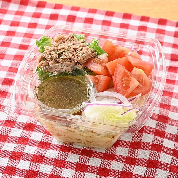 バジル香る！トマトとツナのパスタサラダ