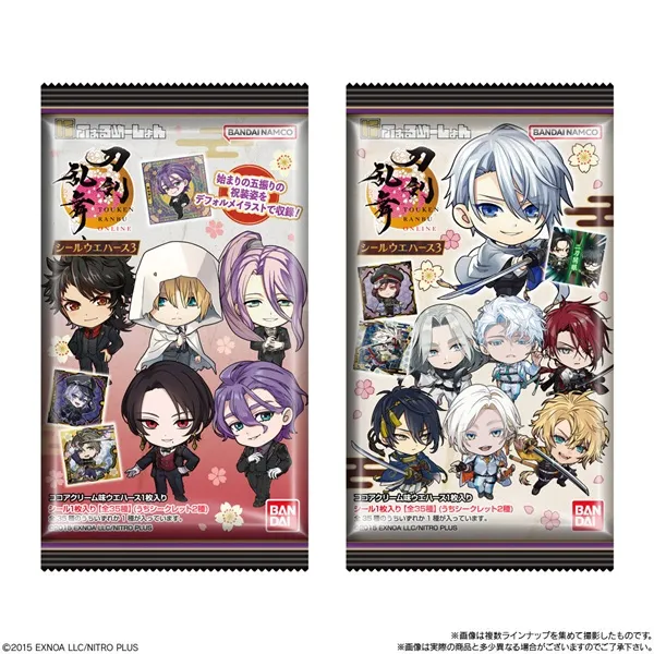 にふぉるめーしょん 『刀剣乱舞ONLINE』 シールウエハース3
