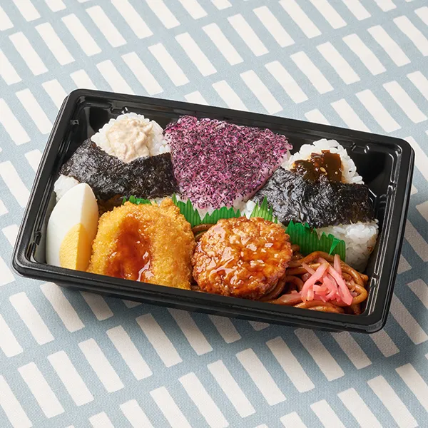 【東海】おむすび3個のミニ弁当