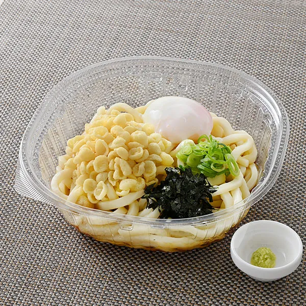 【中国・四国】半熟玉子入り甘辛つゆの冷しぶっかけうどん