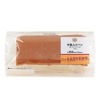 牛乳入りパン(コーヒークリーム)