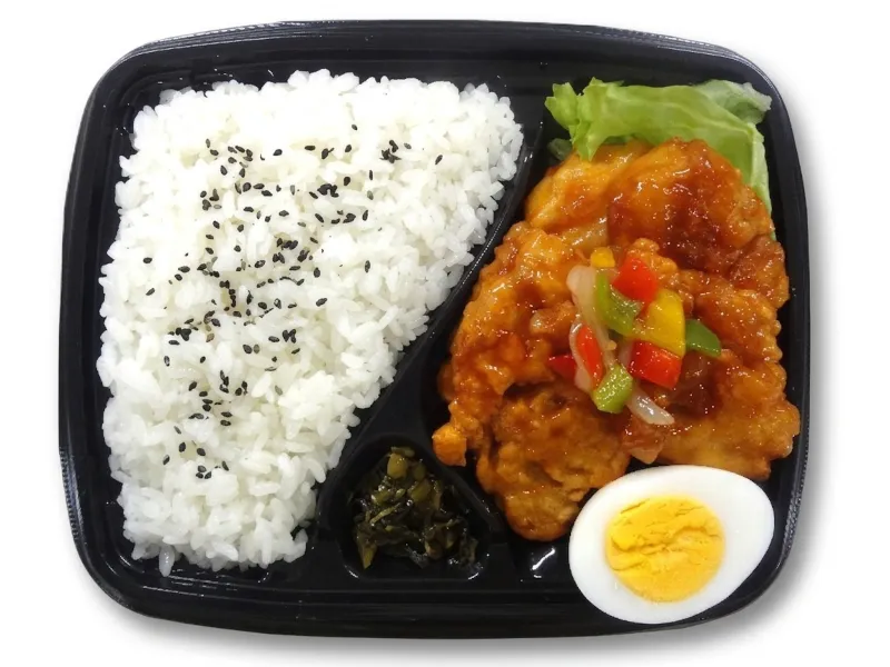 チリソースのから揚げ弁当