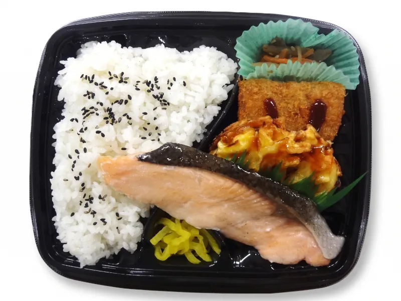 鮭和風弁当
