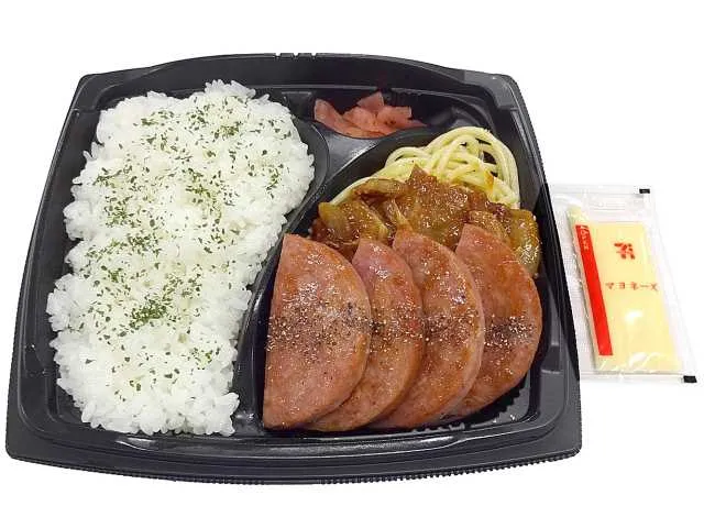 ソーセージステーキ＆豚焼肉弁当