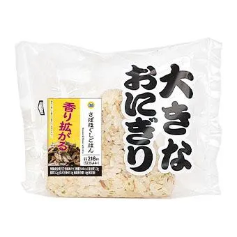 大きなおにぎり さばほぐしごはん