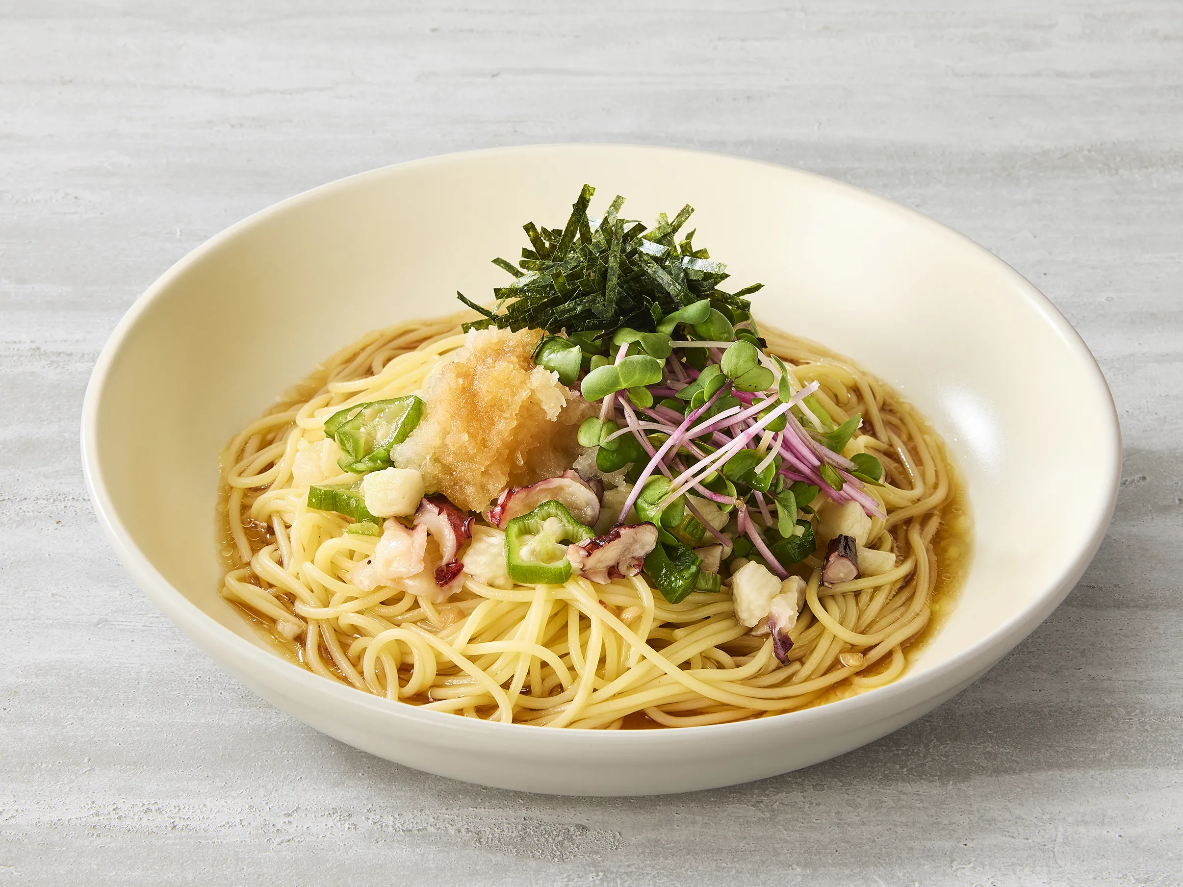 冷製 タコと長芋のさっぱりおろし和風