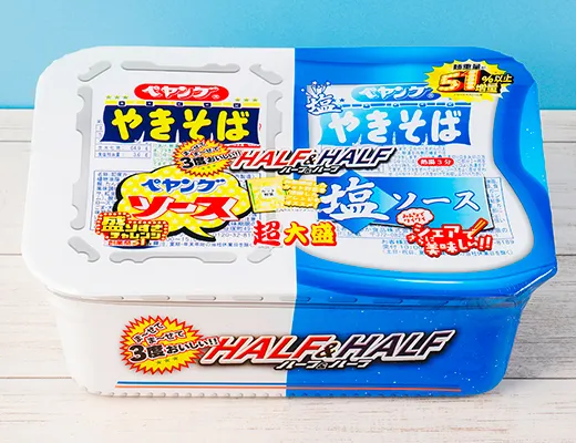 まるか食品　ペヤング　超大盛やきそば　ソース＆塩　51％以上増量